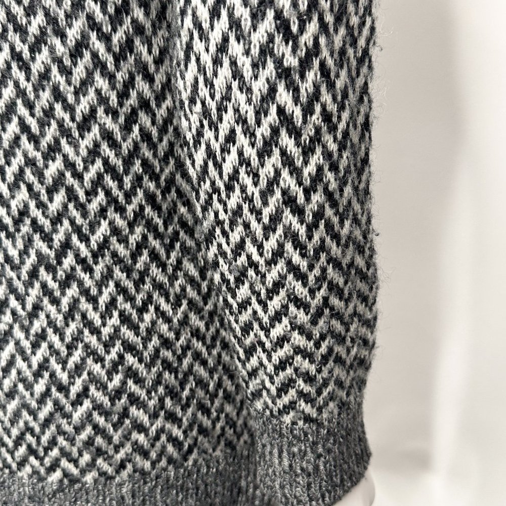 Joe’s Jeans Mohair Blend Herringbone Knit Snap Button Front Cardigan Sweater - Picture 13 of 17